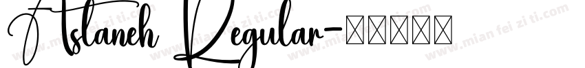 Astaneh Regular字体转换